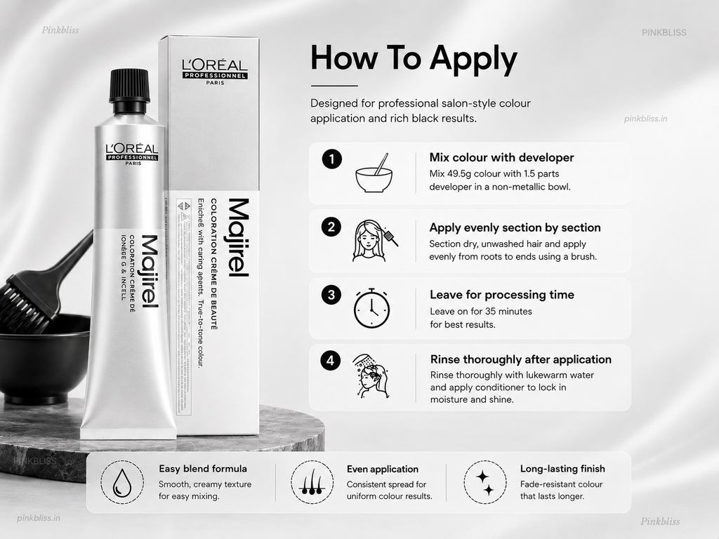 MAJ_IREL Professional Hair Color Ammonia Free Cream